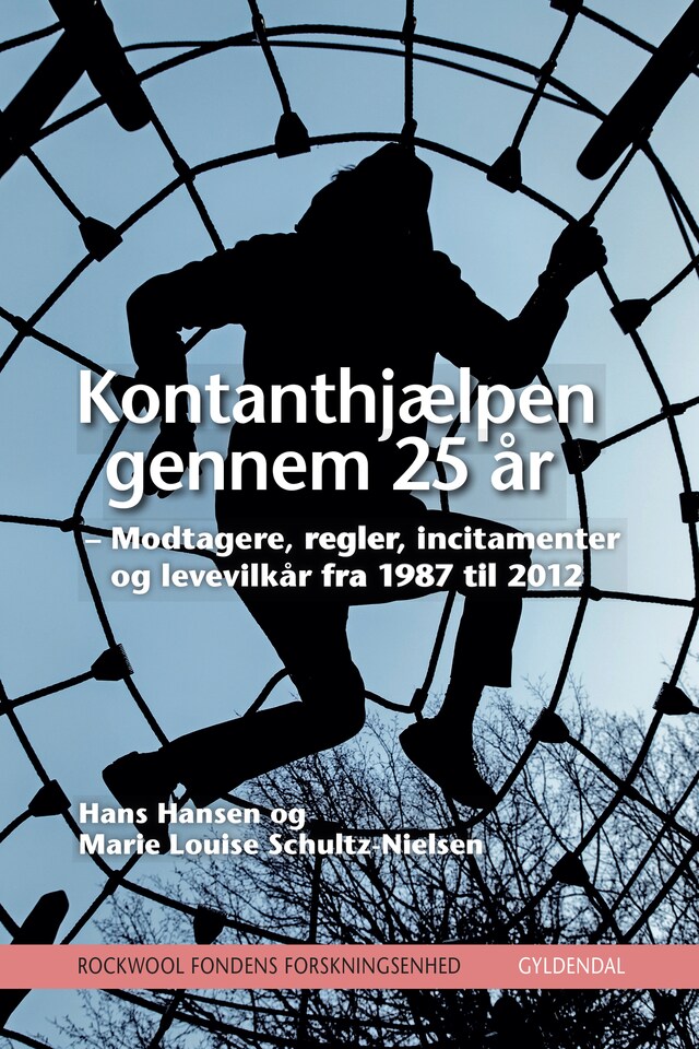 Buchcover für Kontanthjælpen gennem 25 år