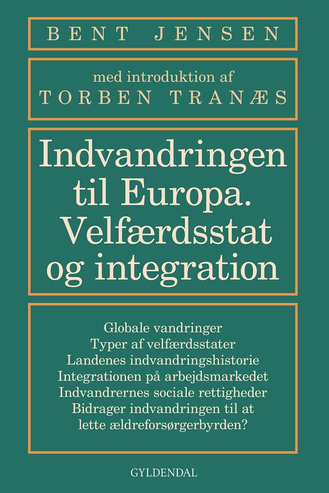 Buchcover für Indvandringen til Europa