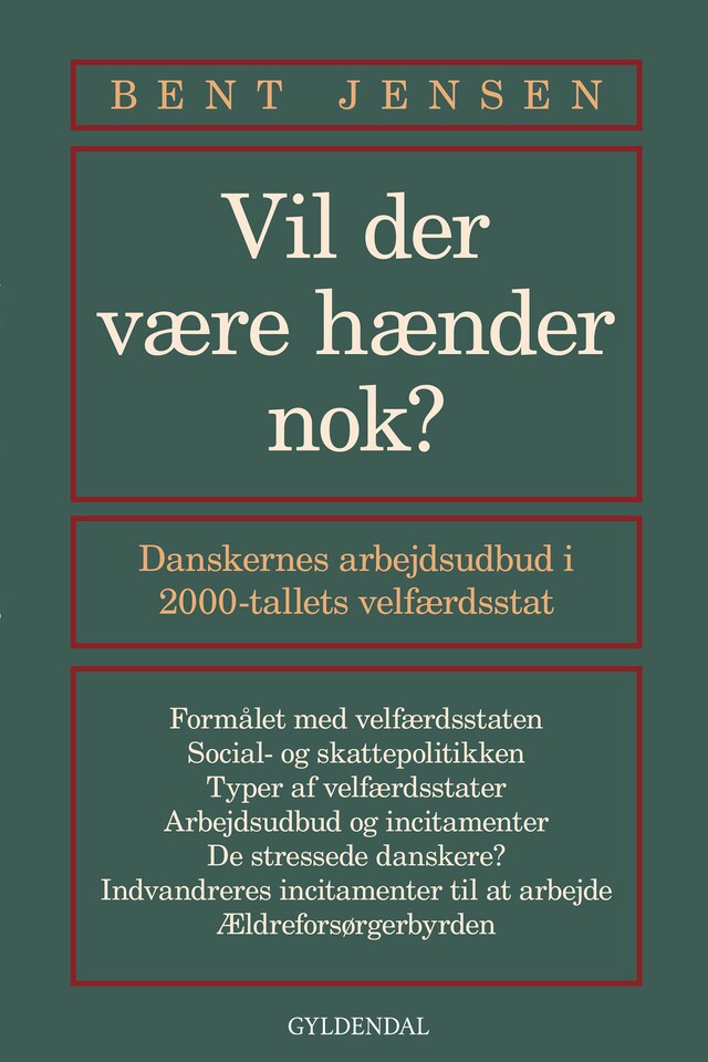 Bogomslag for Vil der være hænder nok?