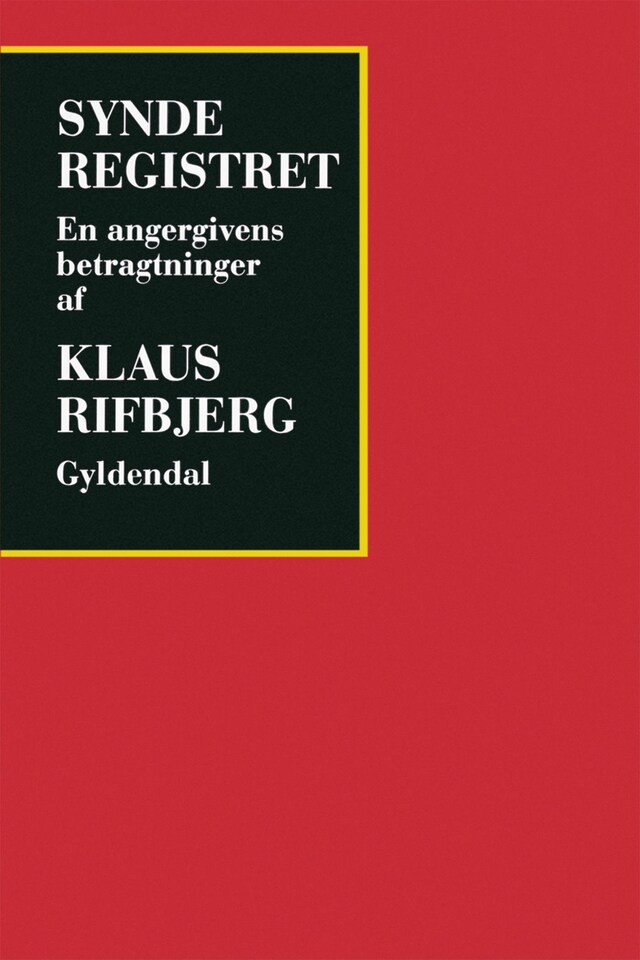 Book cover for Synderegistret