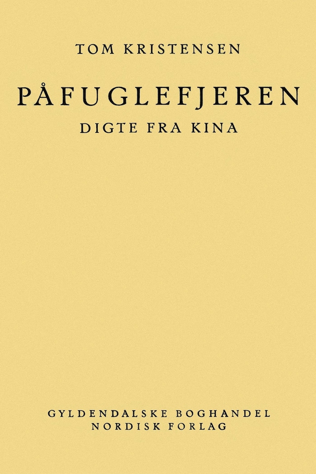Book cover for Påfuglefjeren