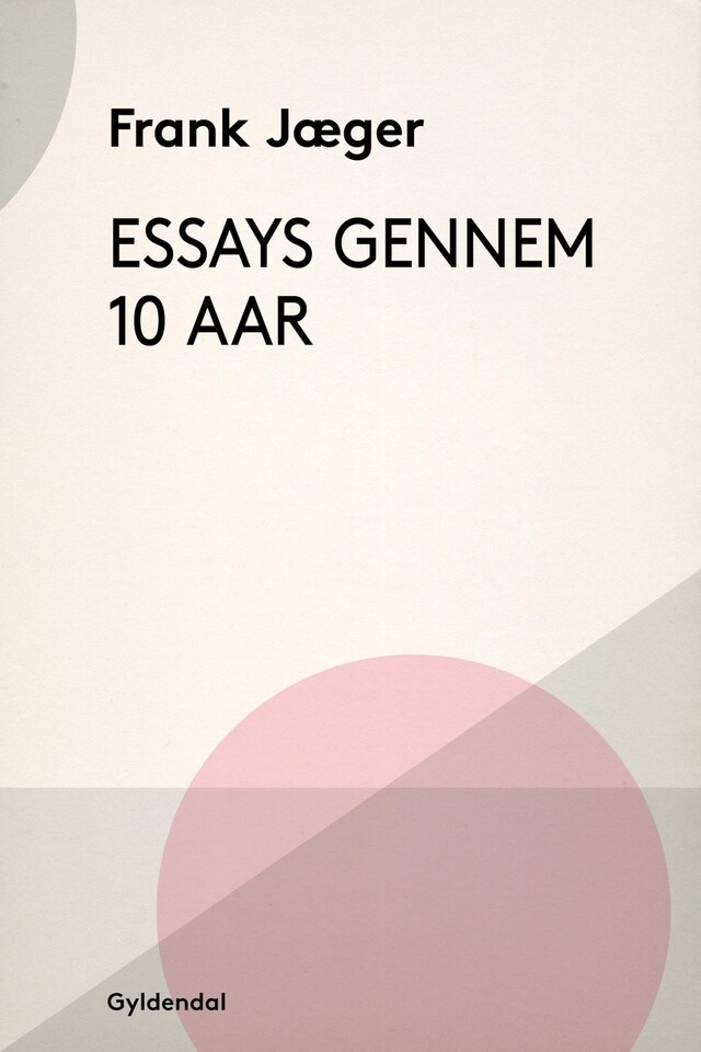 Buchcover für Essays gennem ti Aar