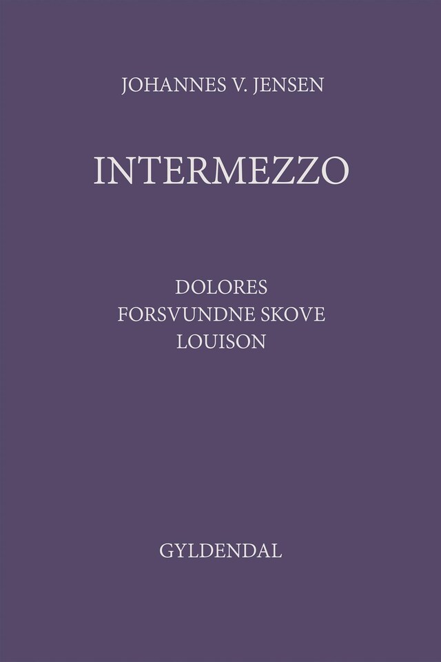 Kirjankansi teokselle Intermezzo