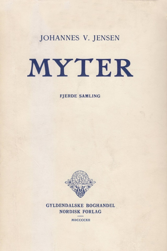 Kirjankansi teokselle Myter