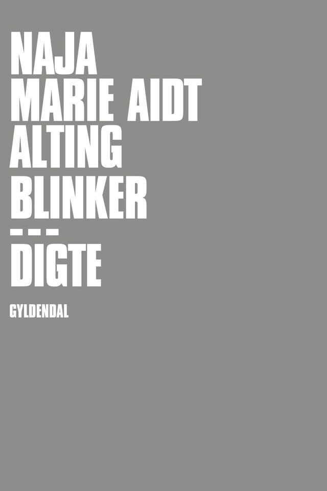 Book cover for Alting blinker