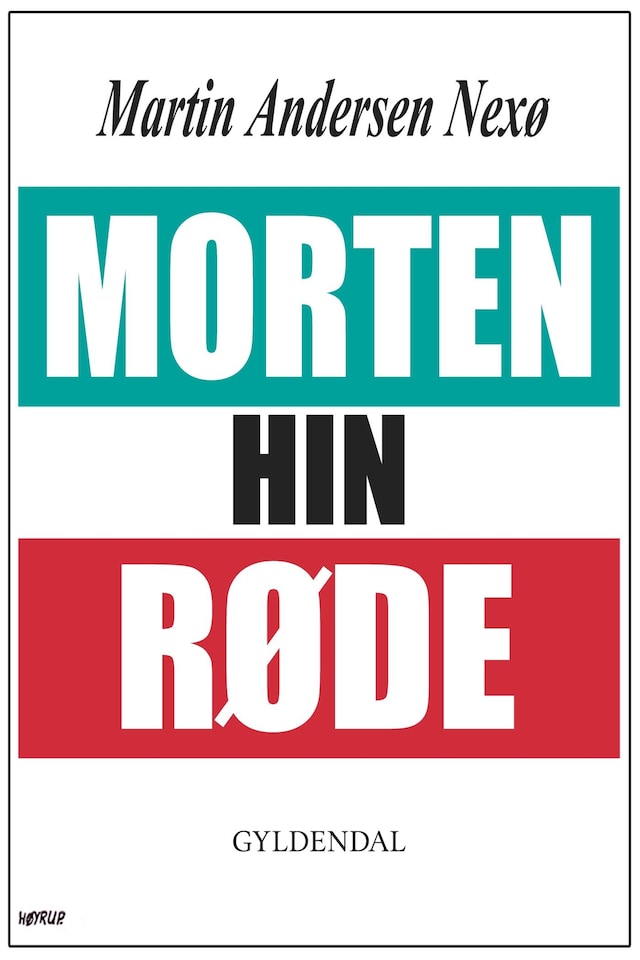 Boekomslag van Morten hin Røde