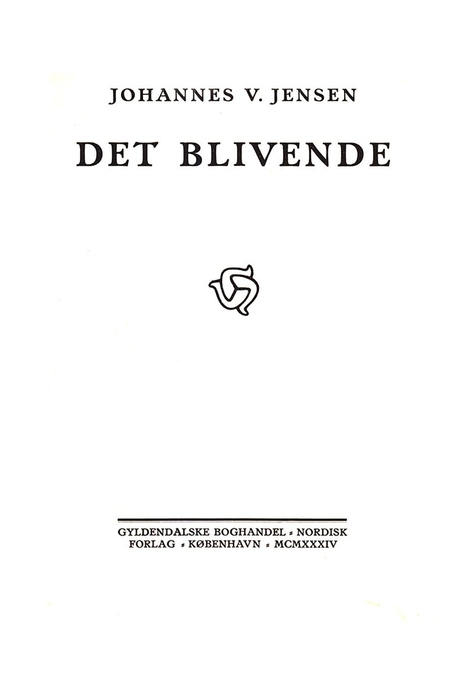 Book cover for Det Blivende