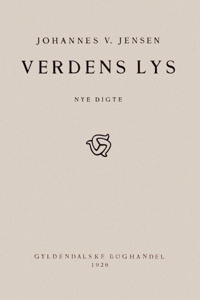 Book cover for Verdens Lys