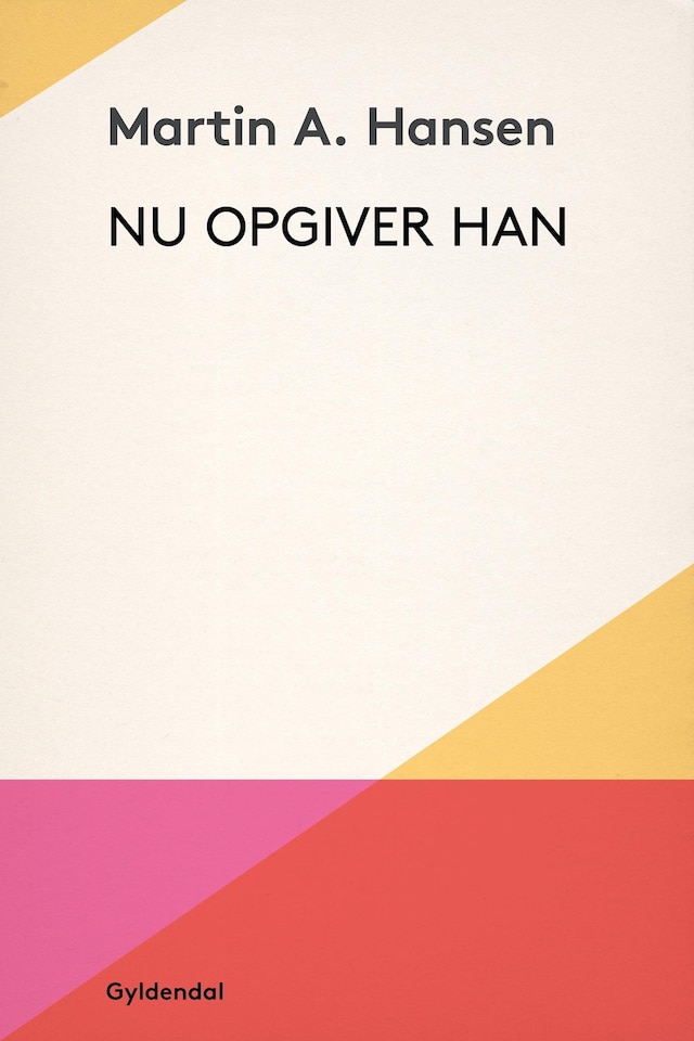 Book cover for Nu opgiver han