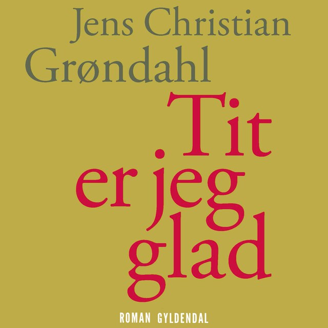 Kirjankansi teokselle Tit er jeg glad