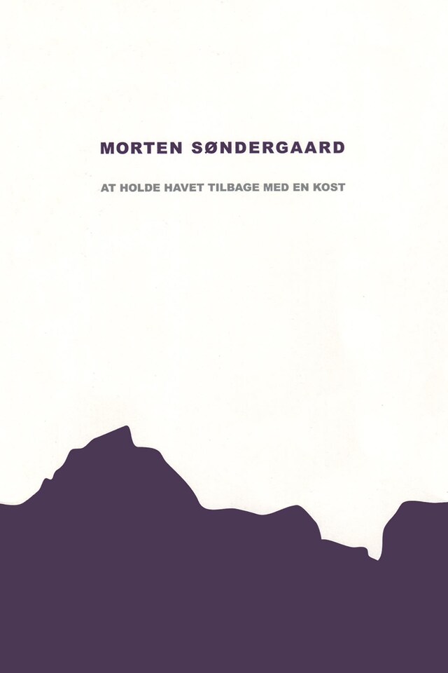 Copertina del libro per At holde havet tilbage med en kost