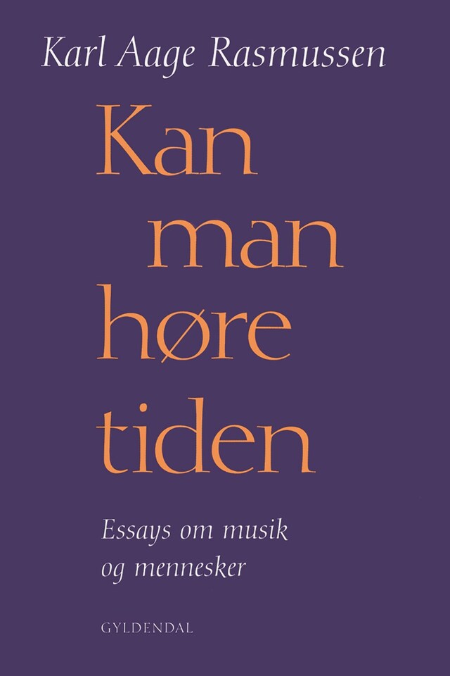 Okładka książki dla Kan man høre tiden