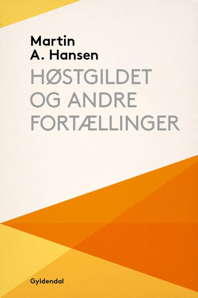 Boekomslag van Høstgildet og andre fortællinger