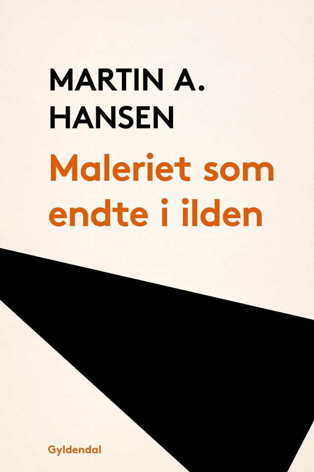 Book cover for Maleriet som endte i ilden