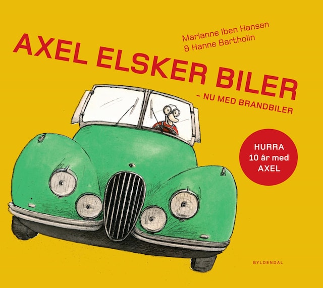 Bokomslag for Axel elsker biler - Lyt&læs