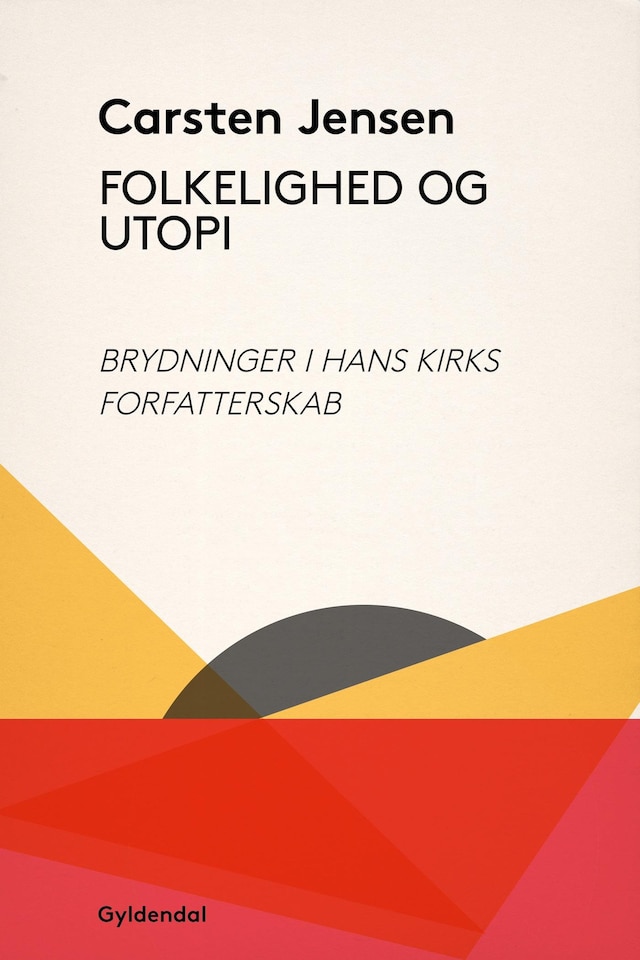 Book cover for Folkelighed og utopi