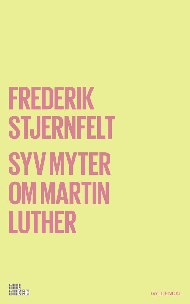Portada de libro para Syv myter om Martin Luther