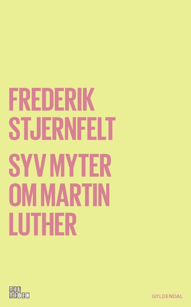 Boekomslag van Syv myter om Martin Luther