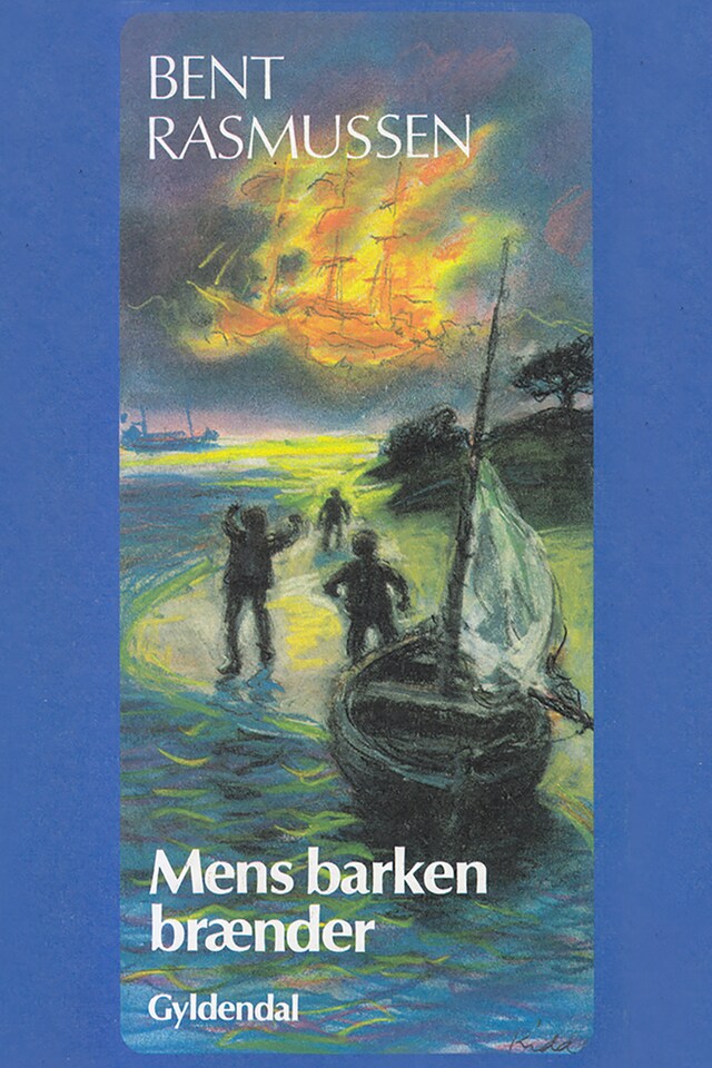 Book cover for Mens barken brænder