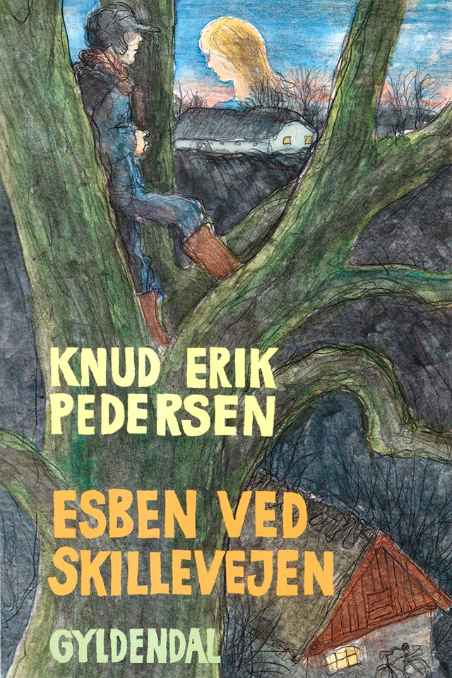 Copertina del libro per Esben ved skillevejen