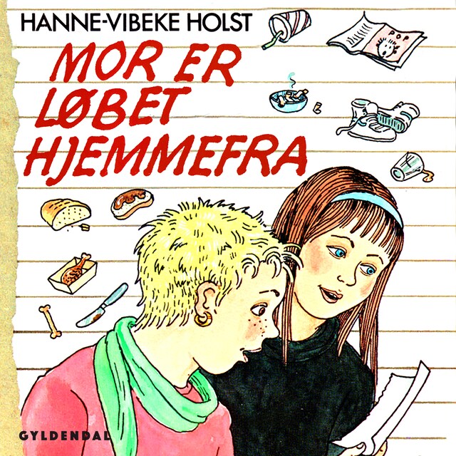 Buchcover für Mor er løbet hjemmefra