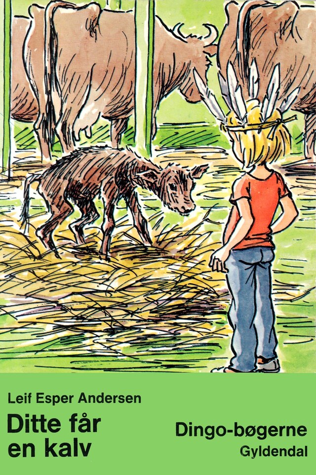 Book cover for Ditte får en kalv