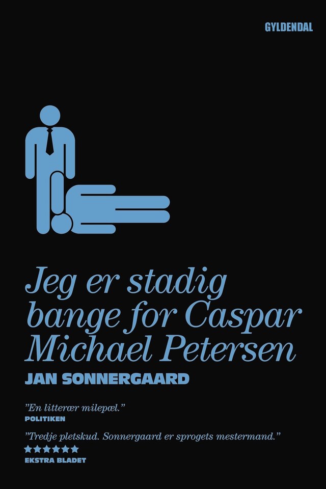 Book cover for Jeg er stadig bange for Caspar Michael Petersen