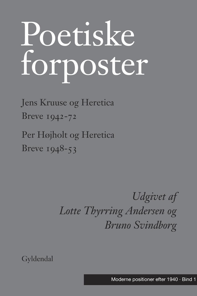 Okładka książki dla Poetiske forposter