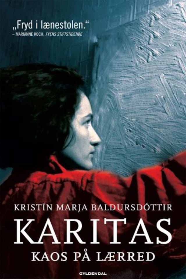 Book cover for Karitas. Kaos på lærred
