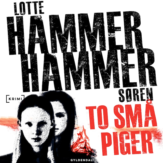 Book cover for To små piger