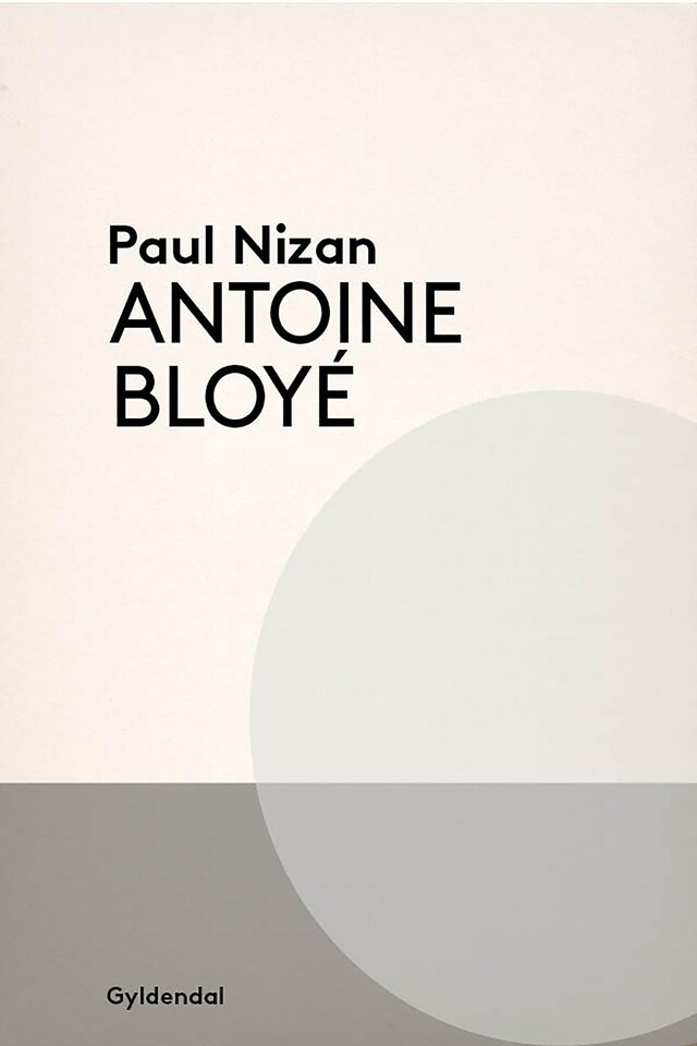 Boekomslag van Antoine Bloyé