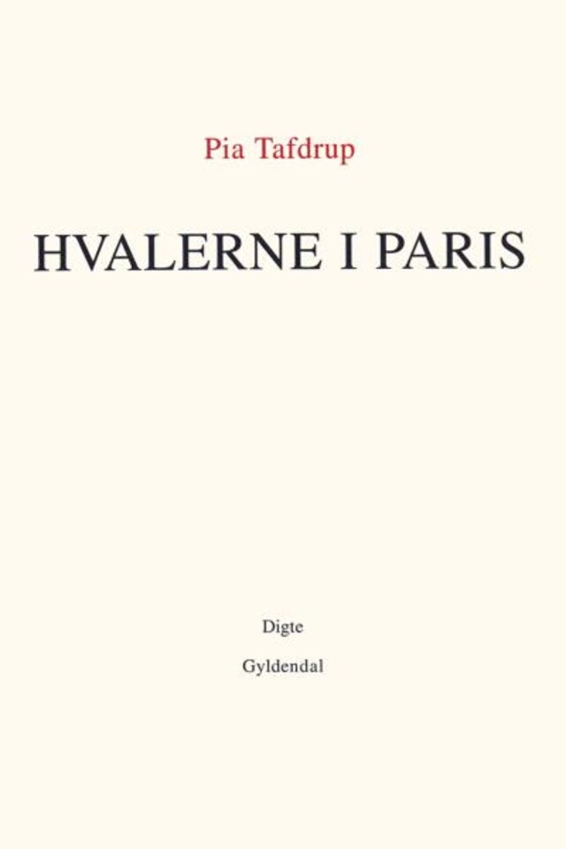 Kirjankansi teokselle Hvalerne i Paris