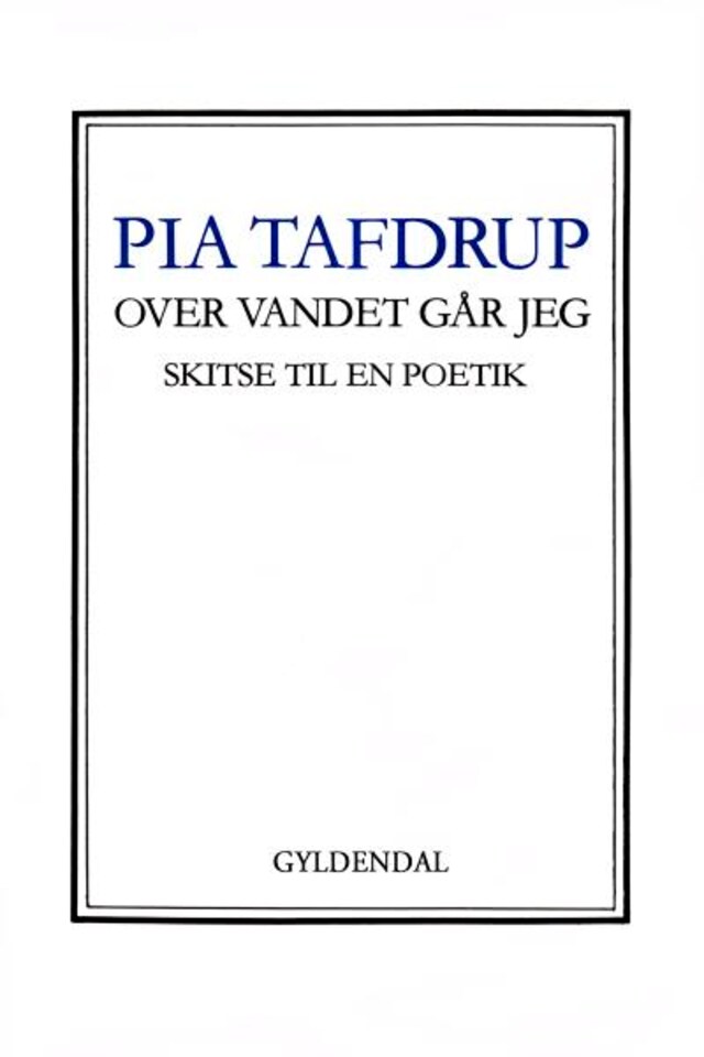 Portada de libro para Over vandet går jeg