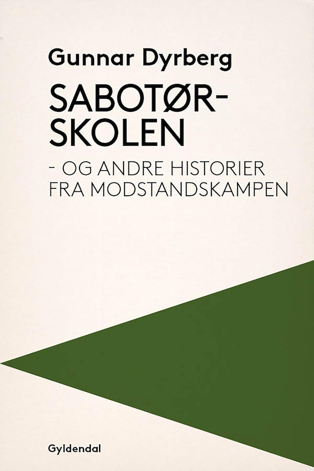 Buchcover für Sabotørskolen
