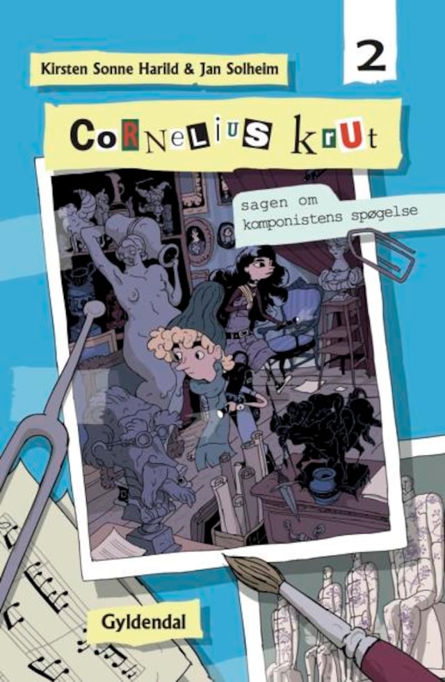 Portada de libro para Cornelius Krut  2 - Sagen om komponistens spøgelse