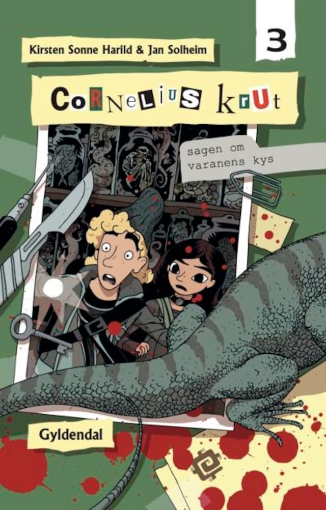 Book cover for Cornelius Krut 3 -  Sagen om varanens kys