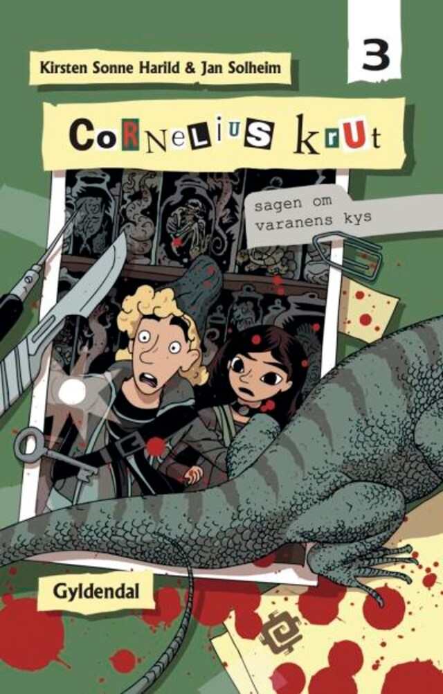 Couverture de livre pour Cornelius Krut 3 -  Sagen om varanens kys