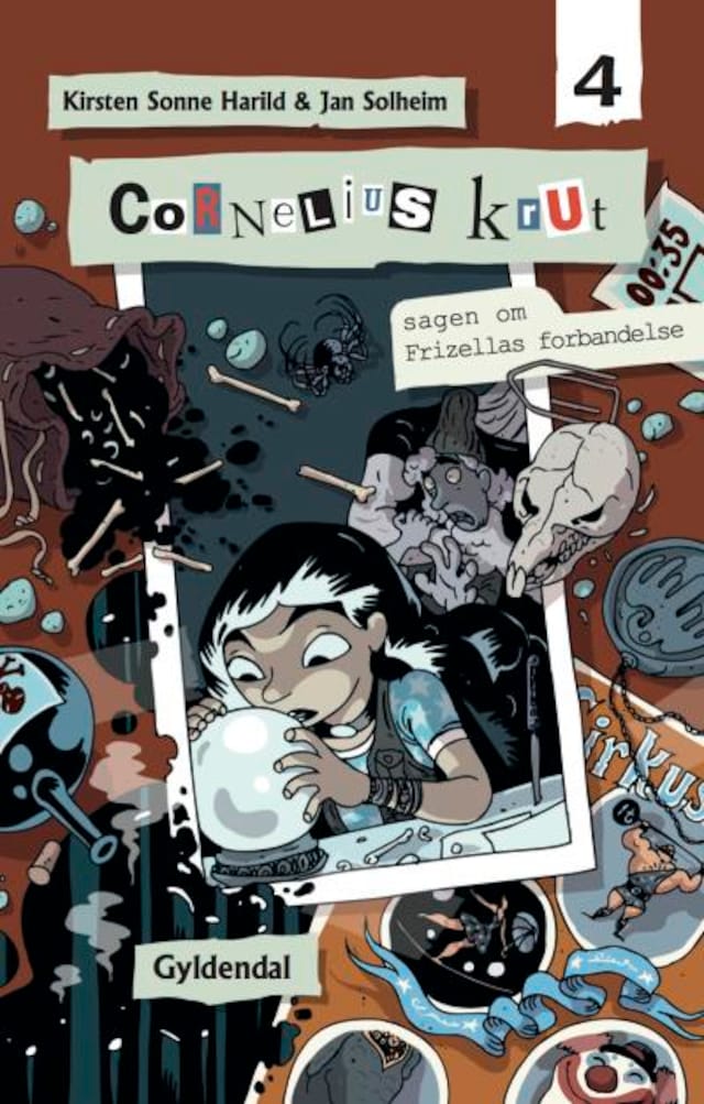 Book cover for Cornelius Krut 4 - Sagen om Frizellas forbandelse