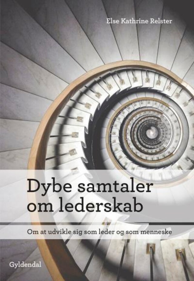 Couverture de livre pour Dybe samtaler om lederskab