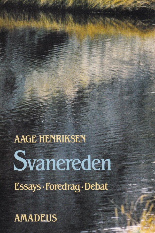 Buchcover für Svanereden - essays, foredrag, debat