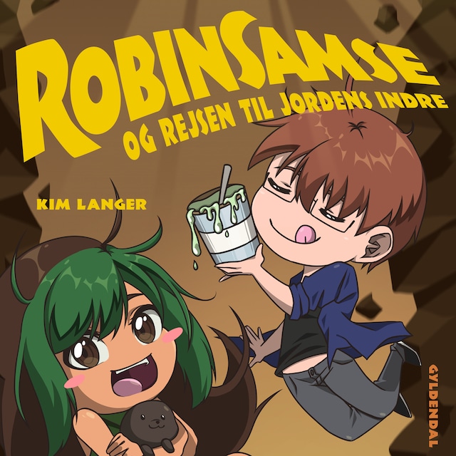 Book cover for RobinSamse og rejsen til Jordens indre