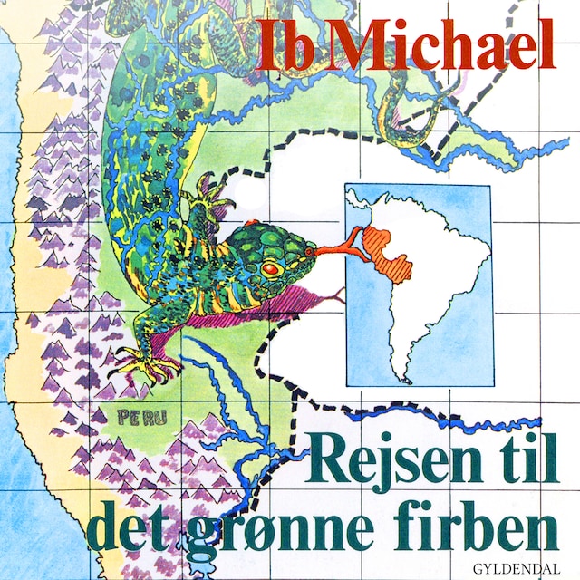 Book cover for Rejsen til det grønne firben