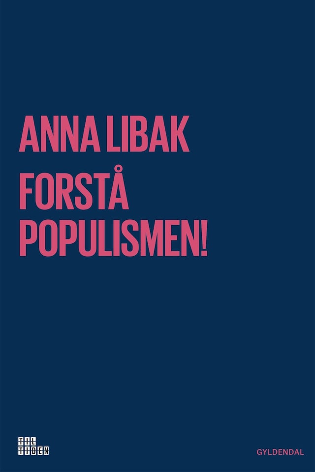 Kirjankansi teokselle Forstå populismen!