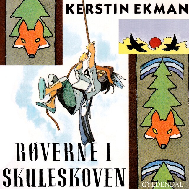 Book cover for Røverne i skuleskoven