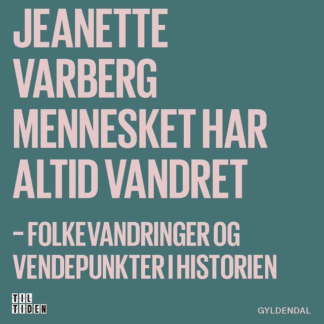 Book cover for Mennesket har altid vandret