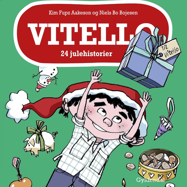 Book cover for Vitello. 24 julehistorier