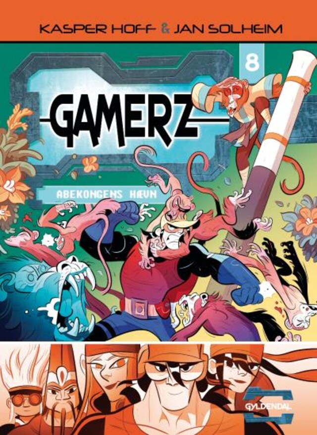 Book cover for Gamerz 8 - Abekongens hævn