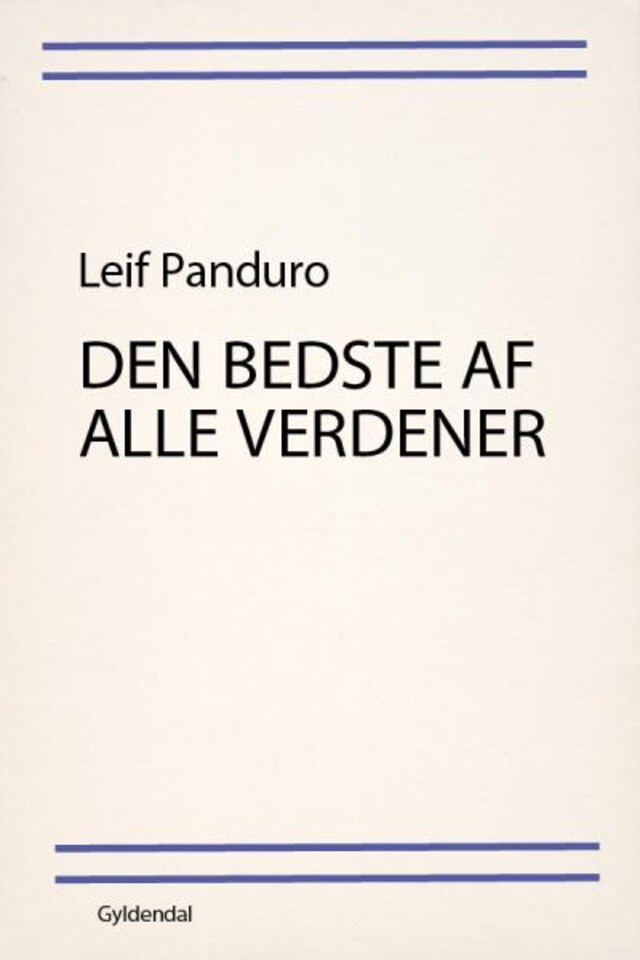 Buchcover für Den bedste af alle verdener