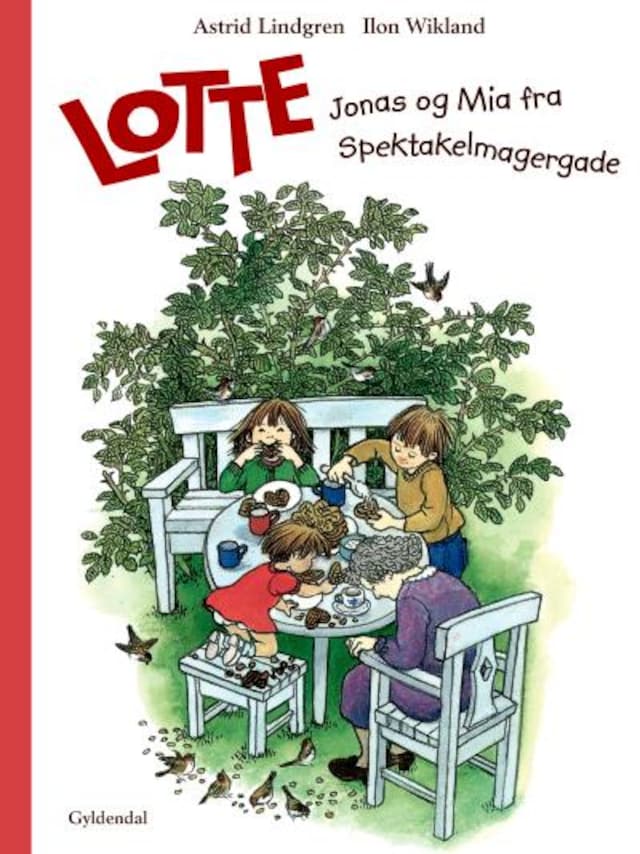 Book cover for Lotte, Jonas og Mia fra Spektakelmagergade