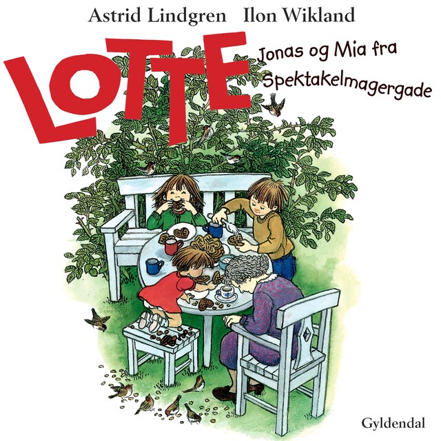 Book cover for Lotte, Jonas og Mia fra Spektakelmagergade